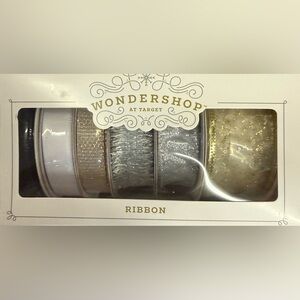 Wondershop Festive Ribbon Collection - Gold, White, Silver, Black 
New In Box